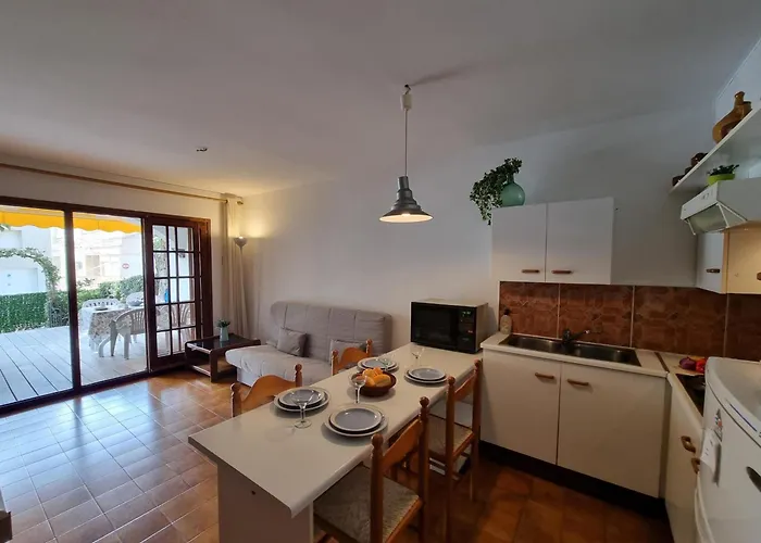 Acogedor Con Terraza A 400m De La Playa - Hisp-236-134 公寓