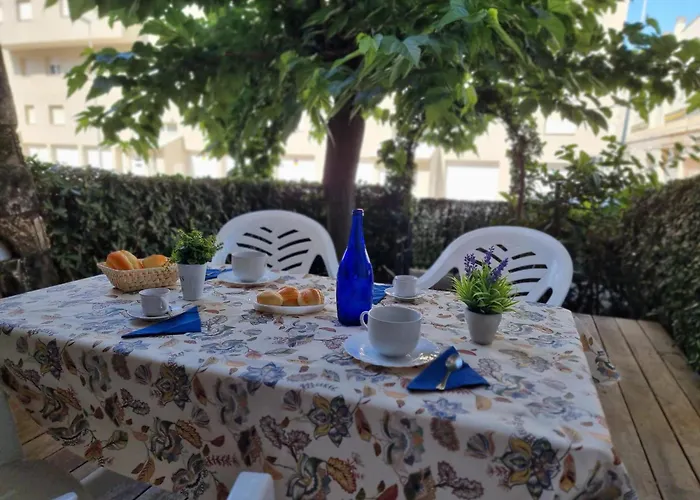 公寓 Acogedor Con Terraza A 400m De La Playa - Hisp-236-134 *